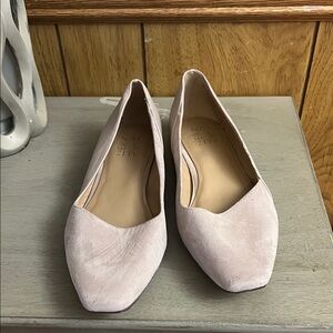 Naturalizer Light Pink Suede Flats